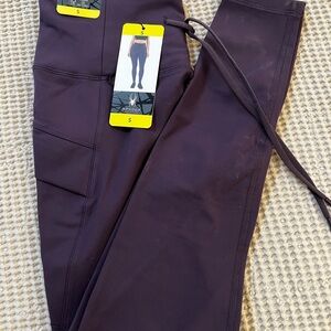 Spyder Women's Leggings Eggplant NWT